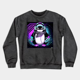 Gamer Penguin Crewneck Sweatshirt